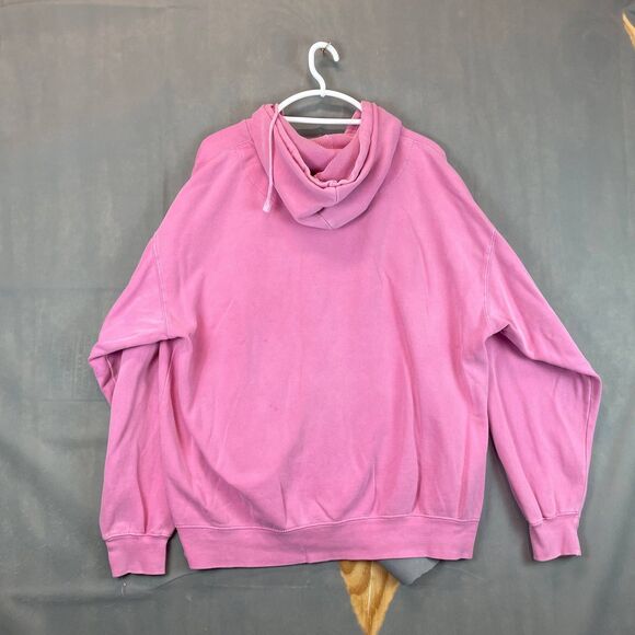 Rag Wear USA Key West Florida Zip Up Hoodie Sweatshirt Women Size XL Pink Cotton - Picture 6 of 10